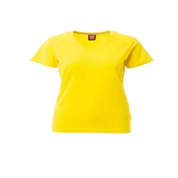 CAMISETA V-NECK LADY · MC · 100% ALGODON · CE I CAT · PROTECCION SOLAR >50ºC · [155g]