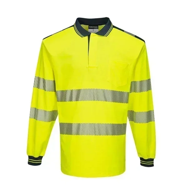 POLO T184 PW3 · ML · ALGODON · BOLSILLO · BANDAS SEGMENTADAS · PROTEC. SOLAR >40ºC · 50 LAVADOS · AV · CE II CAT · [175g]