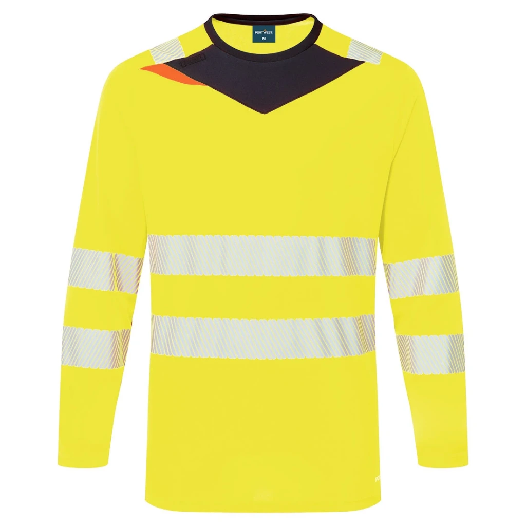 CAMISETA LIGERA DX416 DX4 · ML · STRETCH 4 VIAS · Ezeecool · BANDAS SEGMENTADAS · PROTEC. SOLAR >40ºC · 50 LAVADOS · AV · CE II CAT