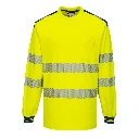 CAMISETA T185 PW3 · ML · BOLSILLO · ALGODON · BANDAS SEGMENTADAS · PROTEC. SOLAR 40ºC · 50 LAVADOS · AV · CE II CAT · [175g]