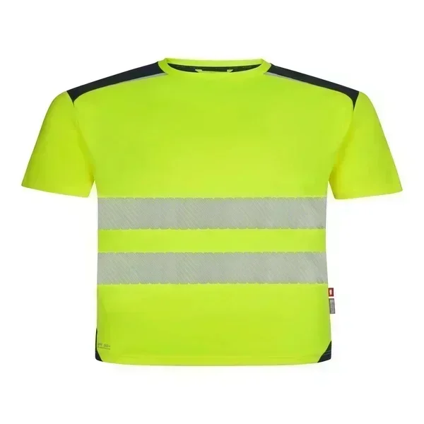 CAMISETA GRS 305630 V.Dynamix Hi Vis · MC · BANDAS SEGMENTADAS · ECO · PROTEC. SOLAR >50ºC · 50 LAVADOS · AV · CE II CAT [160g]