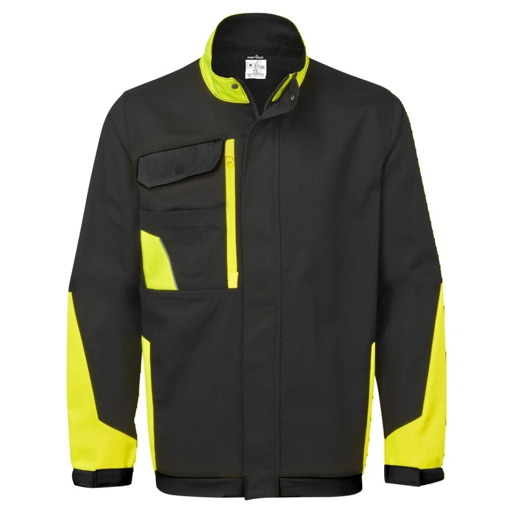 CHAQUETA LABORAL CD110 WX1 · BICOLOR · 100% ALGODON · CIERRE CREMALLERA · [260g]