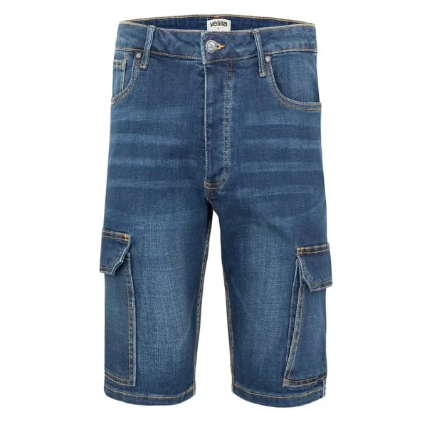 BERMUDA VAQUERA 103017S Denim · CARGO · ELASTICO/STRETCH [2]