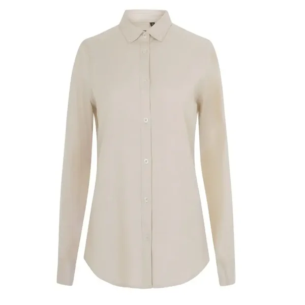 CAMISA 405005S · ML · MUJER · OXFORD · ELASTICO/STRETCH · CUELLO AMERICANO