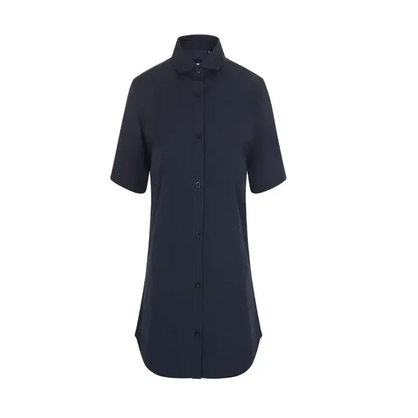 CAMISA 405010 · MC · MUJER · POPELIN · CUELLO ITALIANO