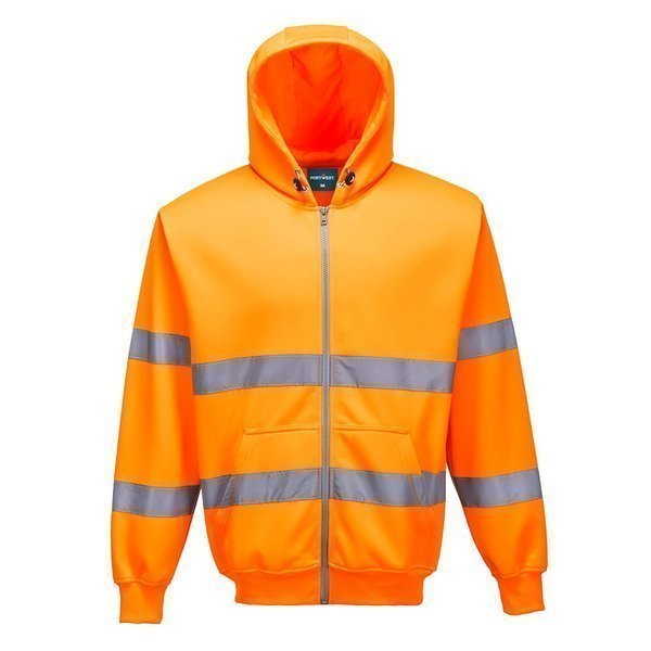 SUDADERA B305 · ALGODON · CAPUCHA · CREMALLERA ENTERA · PROTECCION SOLAR >40ºC · 50 LAVADOS · AV · CE II CAT · [300g]