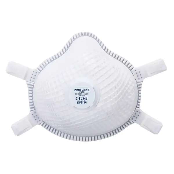 [P371] MASCARILLA DESECHABLE P371 DOLOMITE CON VALVULA ERGONET FFP3 | PACK 5 UNIDADES
