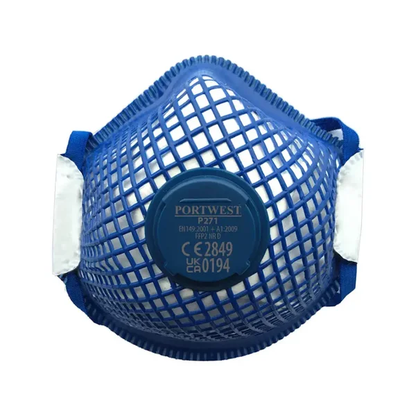[P271] MASCARILLA DESECHABLE P271 CON VALVULA ERGONET FFP2 | PACK 10 UNIDADES