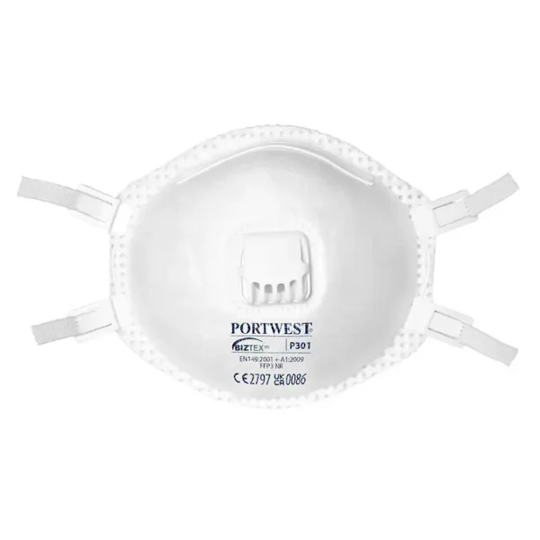 [P301] MASCARILLA DESECHABLE P301 CON VALVULA FFP3 | PACK 10 UNIDADES