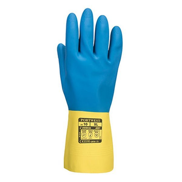 GUANTE A801 LATEX DOBLE CAPA | PACK 12 PARES