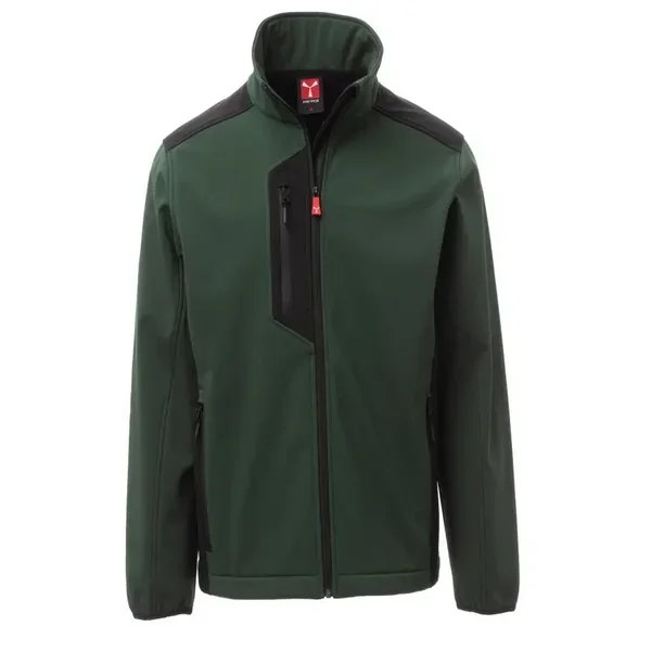 SOFTSHELL GALWAY · WATERPROOF · ELASTICO/STRETCH · CORTAVIENTOS · 3 CAPAS · CE I CAT