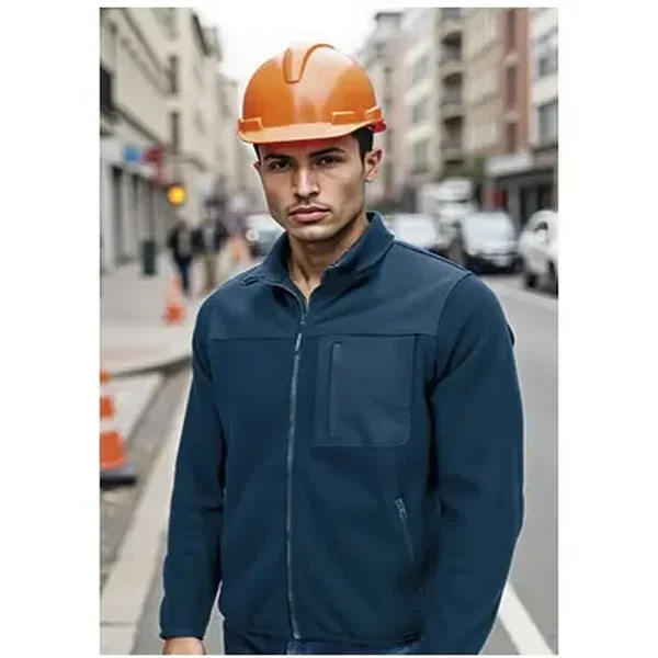 CHAQUETA POLAR GLASTONBURY · REFUERZOS TEJIDO CANVAS · [310g]