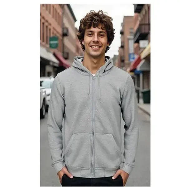 SUDADERA TERRANOVA · CAPUCHA · CREMALLERA ENTERA · [280g]