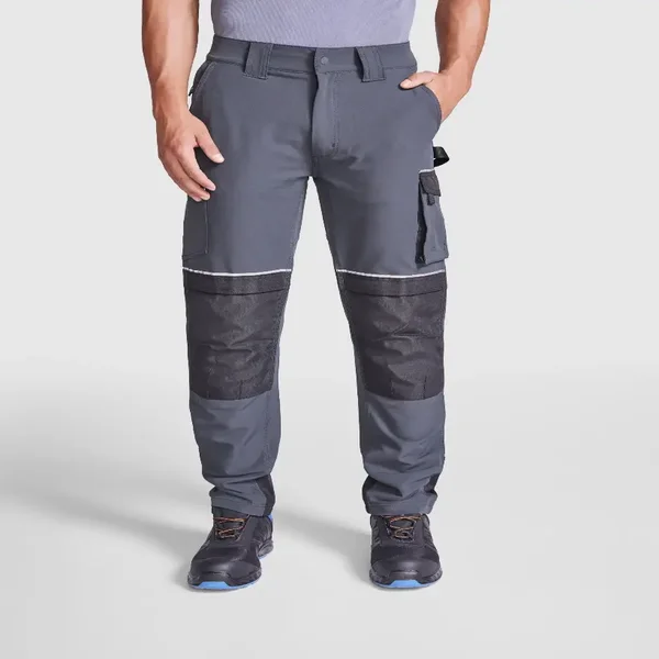 PANTALON WALL · CARGO · ELASTICO/STRETCH [10] · SISTEMA PROTECCION RODILLAS · REFUERZO CULERA · TRIPLE COSTURA · CE I CAT