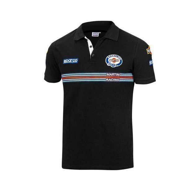 POLO REPLICA PATCHES MARTINI RACING · MC · 100% ALGODON · [200g]