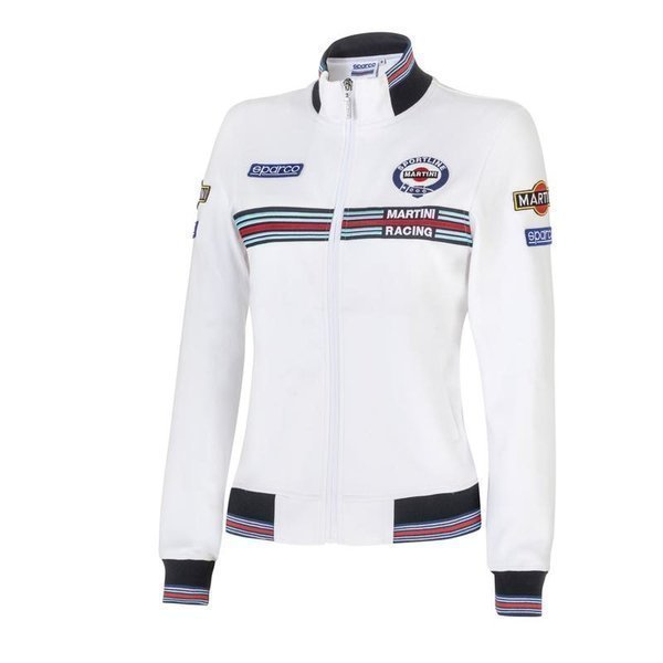 SUDADERA FULL ZIP LADY FIT MARTINI RACING · CREMALLERA ENTERA · [300g]