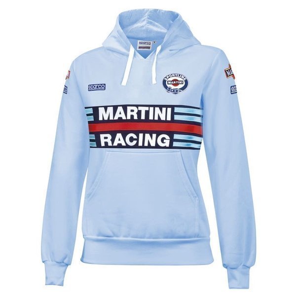SUDADERA REPLICA MUJER MARTINI RACING · CAPUCHA · [300g]
