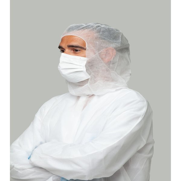BURKA DESECHABLE 25G/M2 CON MASCARILLA AZUL | PACK 50 UNIDADES