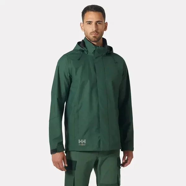 CHAQUETA OXFORD SHELL 71290 · ACOLCHADO · IMPERMEABLE [3/4] · CAPUCHA EXTRAIBLE