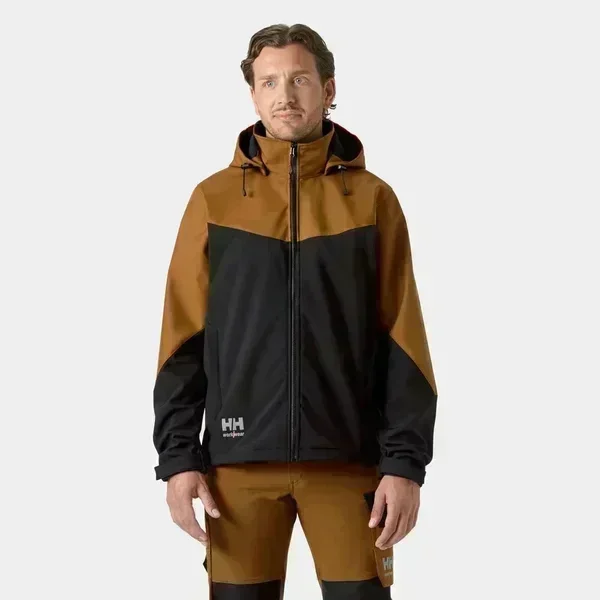 SOFTSHELL OXFORD HOODED 74290 · HIDROFUGADO · CAPUCHA EXTRAIBLE · CORTAVIENTOS · 3 CAPAS