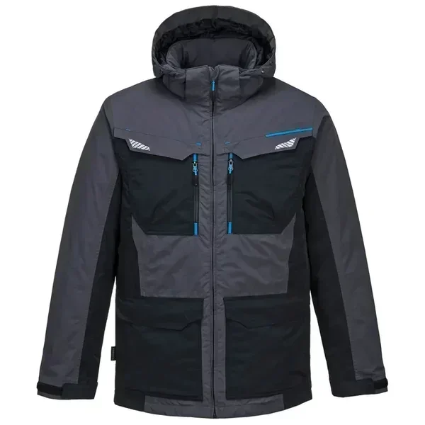 CHAQUETA T740 WINTER · ACOLCHADO · IMPERMEABLE [3/4] TEXPEL™ SPLASH ECO · CAPUCHA DESMONTABLE