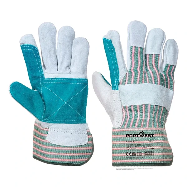 [A230] GUANTE SEGURIDAD A230 RIGGER DOBLE PALMA · REFUERZO | Pack 10 pares